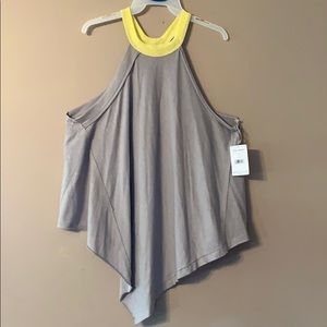 NWT Free People handkerchief hem top size M